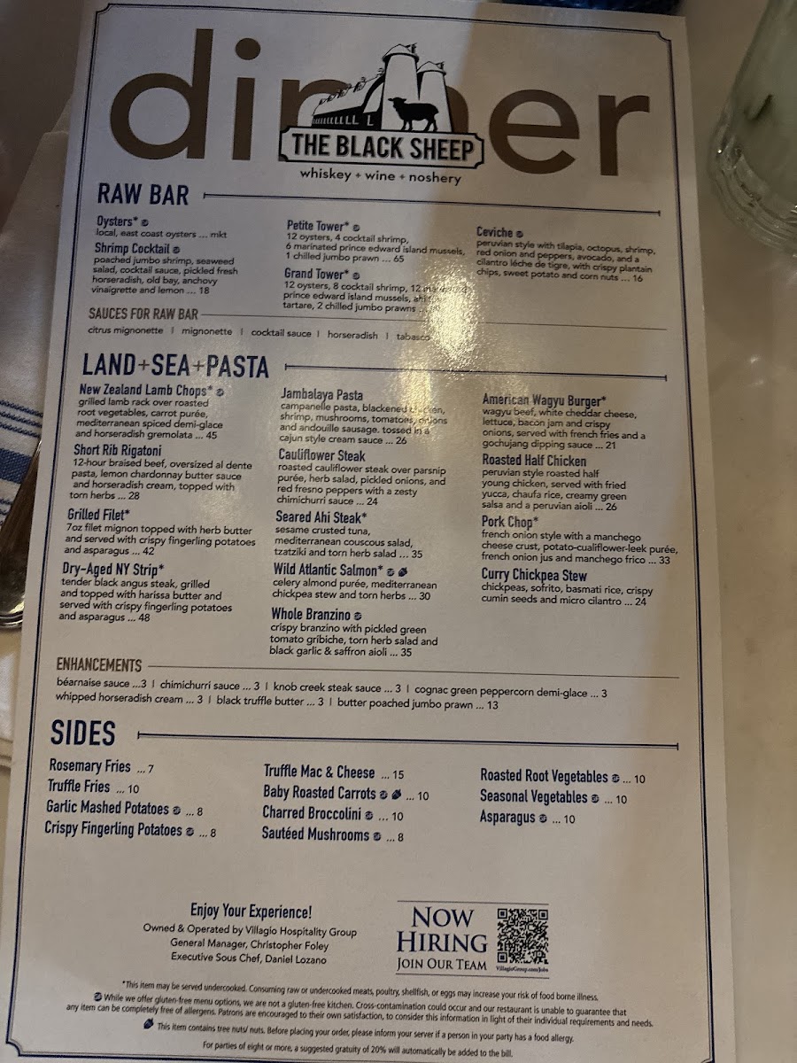 The Black Sheep Restaurant Menu - Image 4