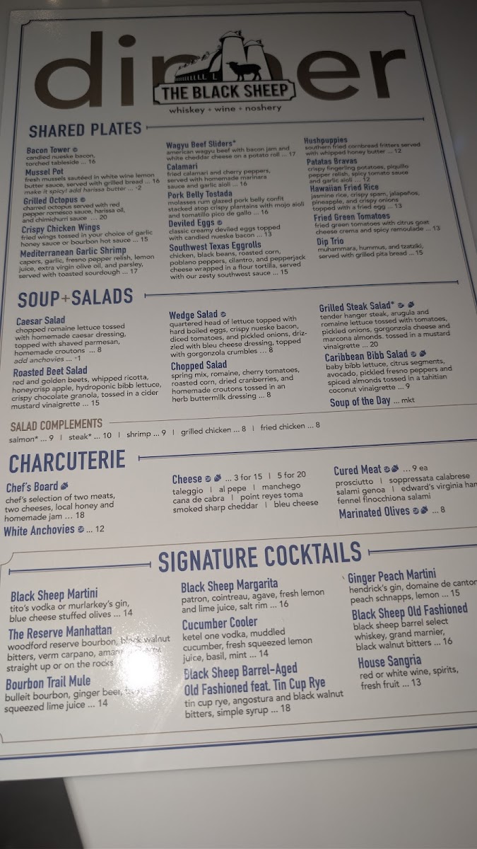 The Black Sheep Restaurant Menu - Image 5