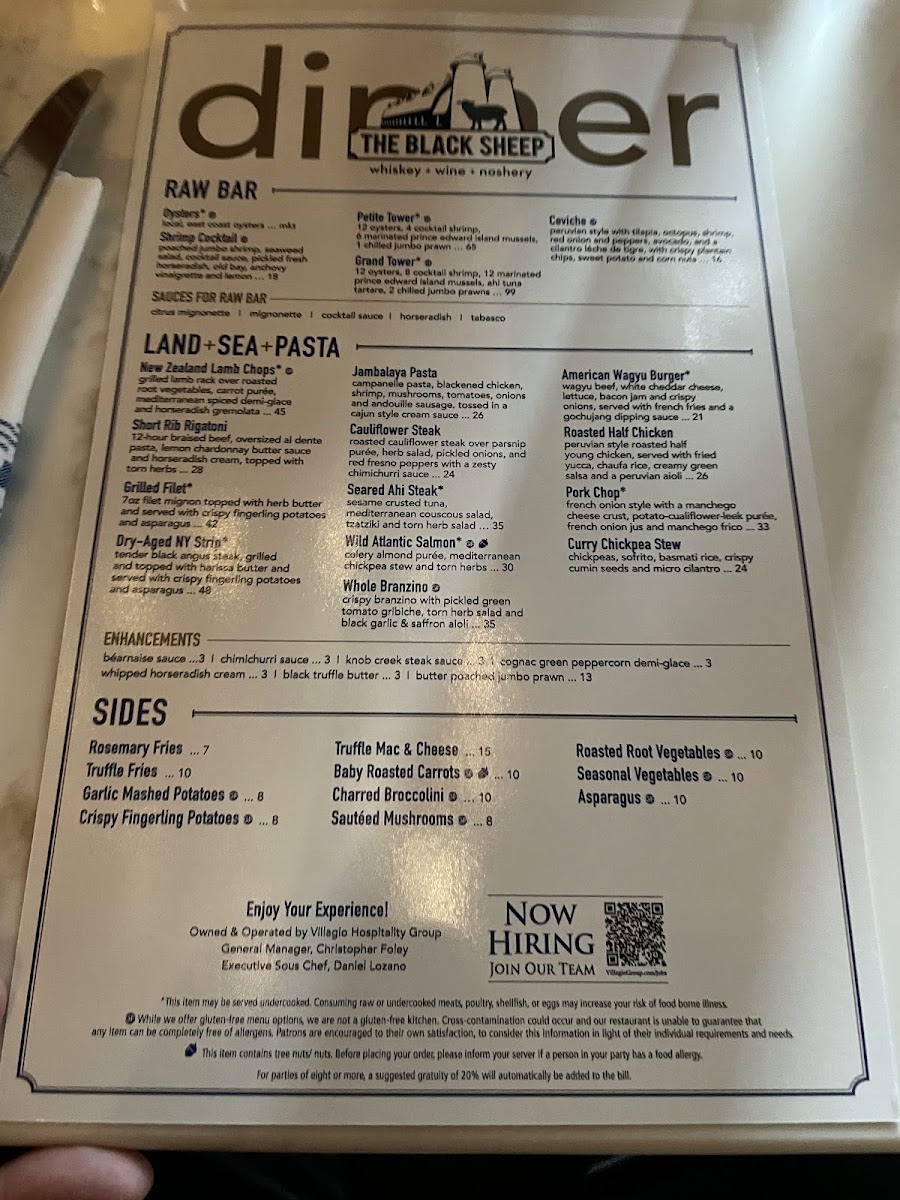 The Black Sheep Restaurant Menu - Image 6